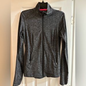VSX Sport Knockout by Victoria Secret Jacket Dark Gray with Hot Pink Details